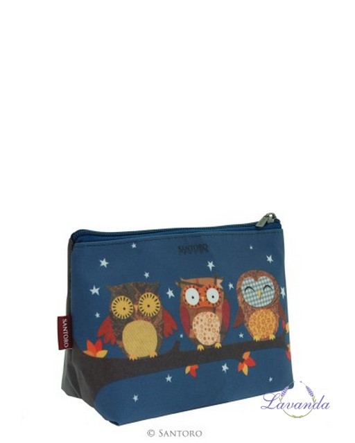 Kozmetická taška SANTORO Owls