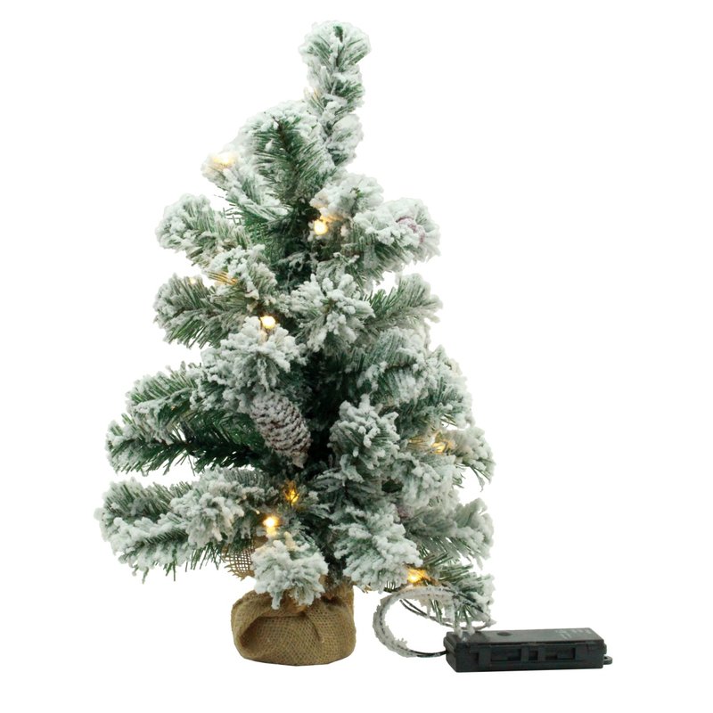 Dekorácia vianočný stromček so svetielkami, 45 cm