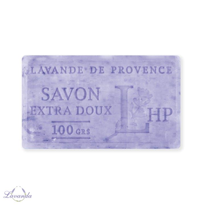 Francúzske mydlo Lavande de Provence s kvietkami levandule, 100g