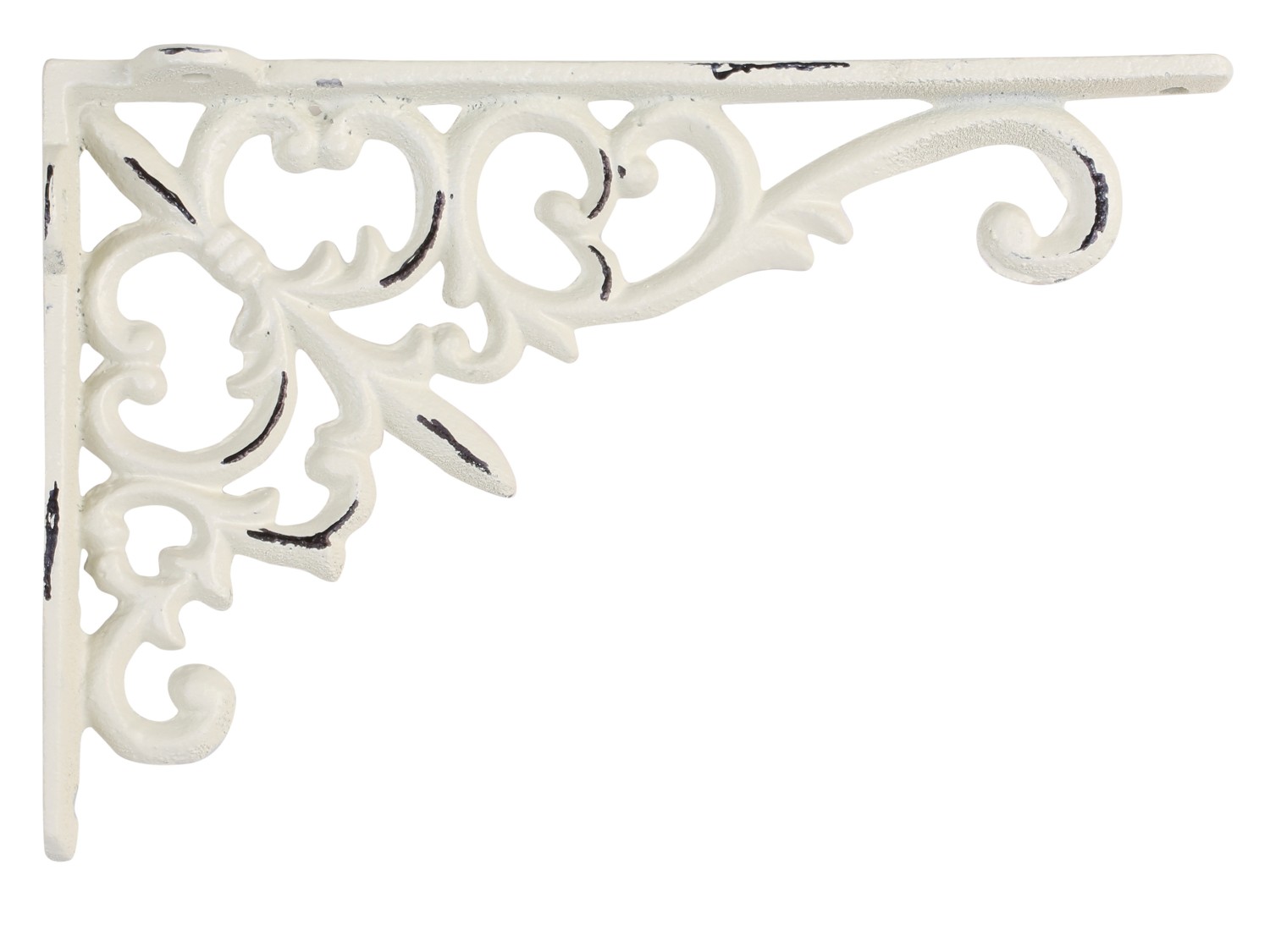 Kovová konzola Maison Antique Cream, 25cm