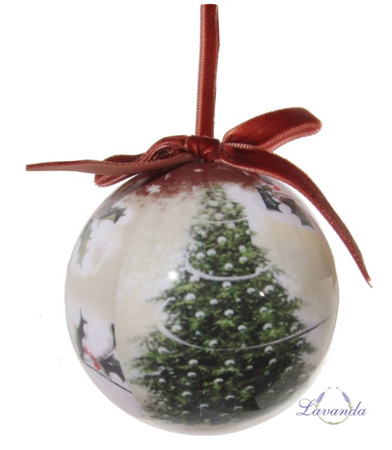 Vianočná guľa  Tree Velvet -posledný 1kus