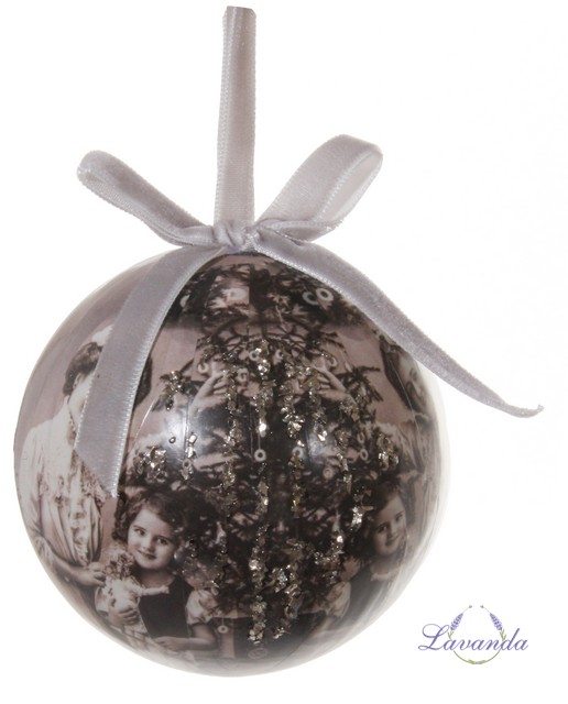 Vianočná guľa Vintage Family