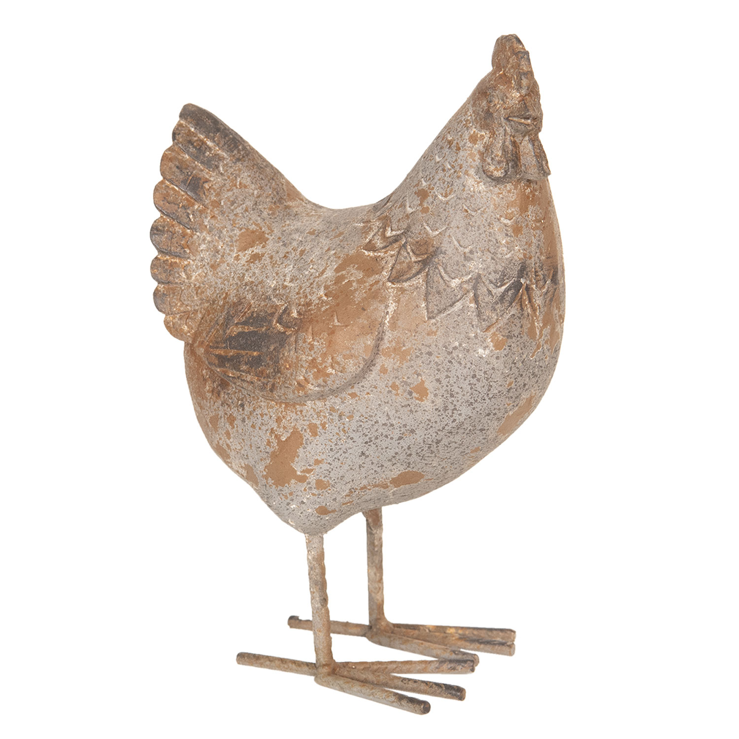 Dekorácia vintage sliepočka