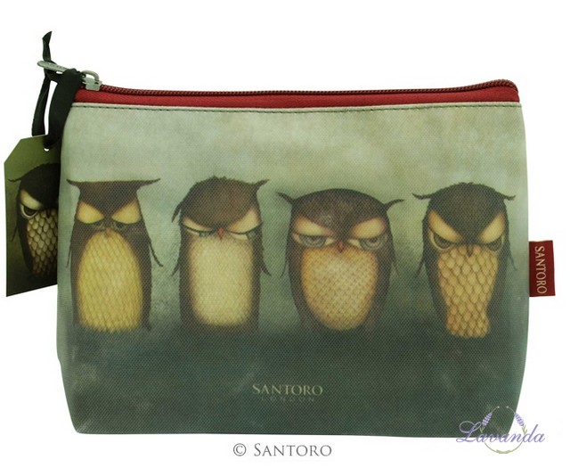 Kozmetická taška SANTORO Grumpy Owl