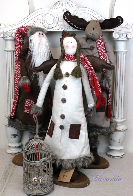 Vianočná postavička veľká - Anjel, Santa alebo Sob, 67 cm