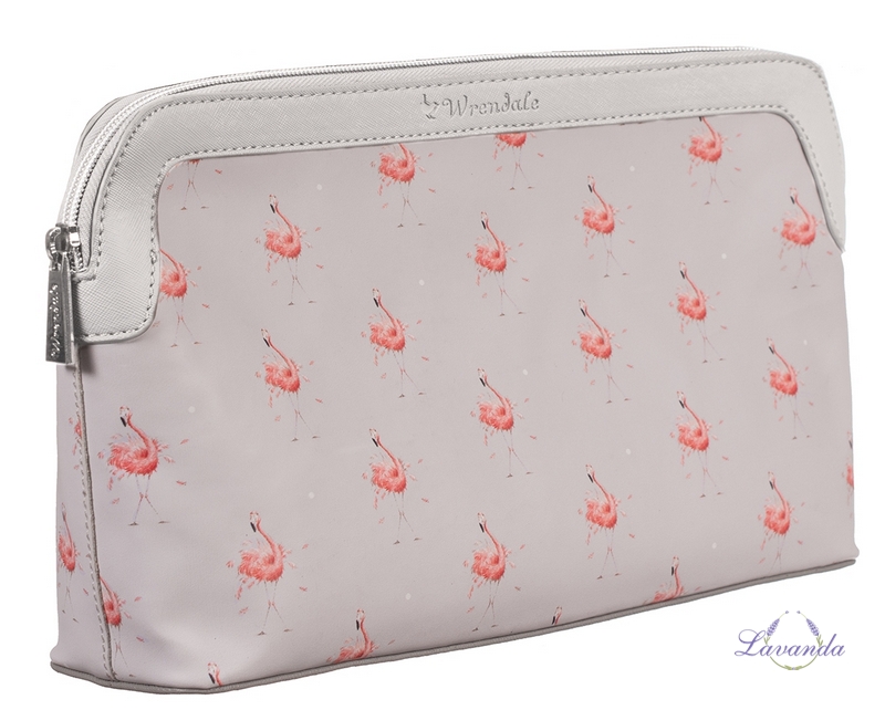 Veľká kozmetická taška Pink Lady Flamingo