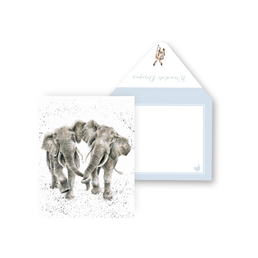 Darčeková kartička Zamilované slony