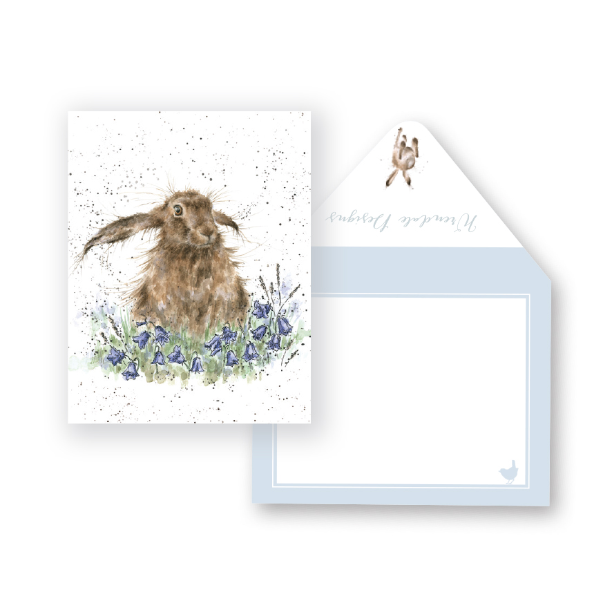 Darčeková kartička Zajac a zvončeky