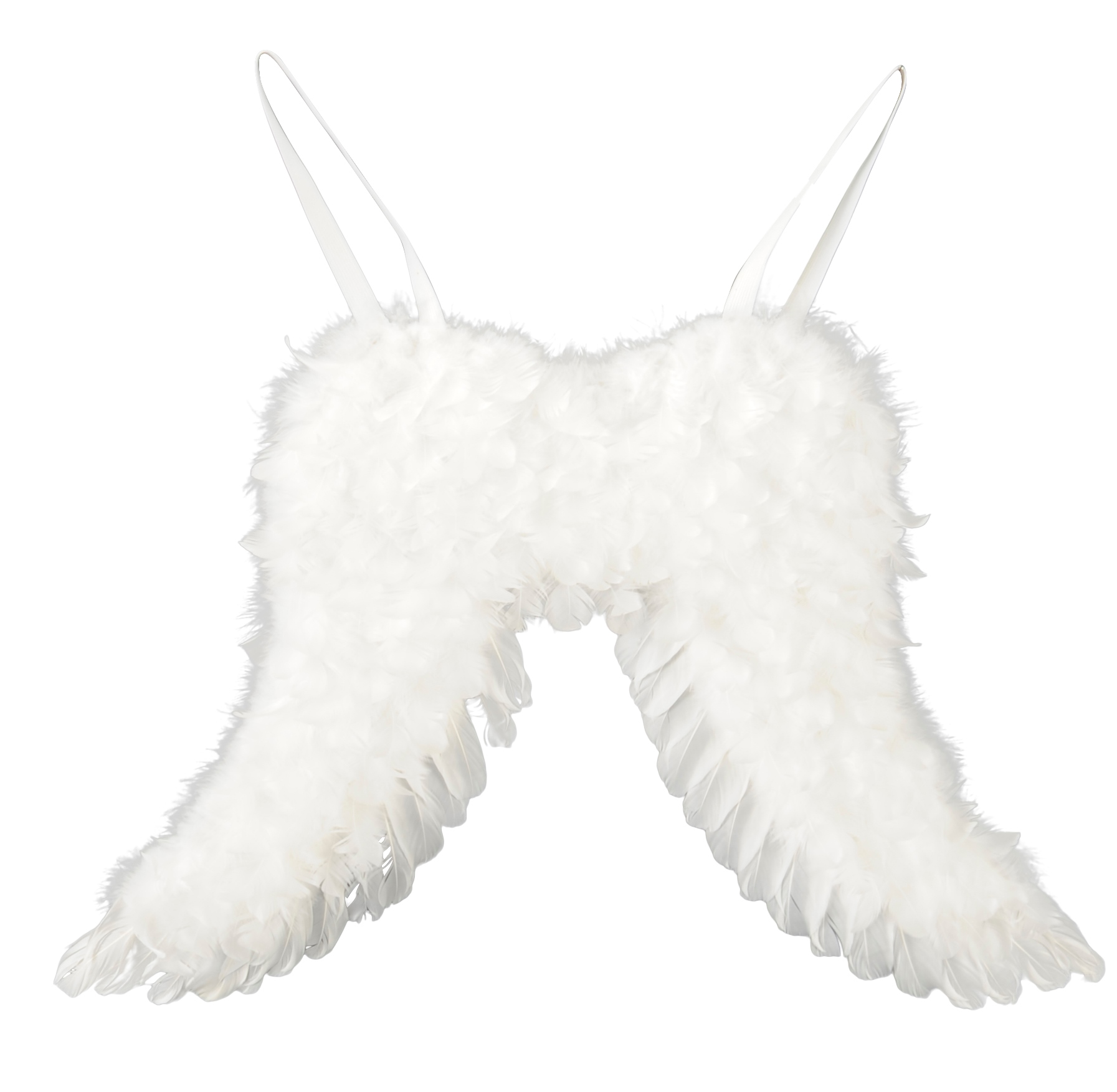 Veľké anjelské krídla na ramená, biele