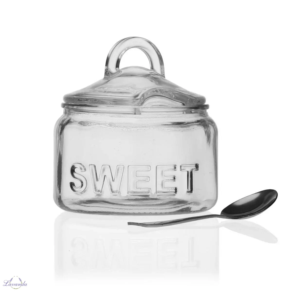 Sklenená nádoba na cukor Sweet