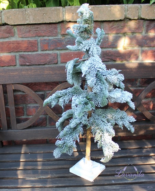 Vianočný stromček so snehom, 70 cm