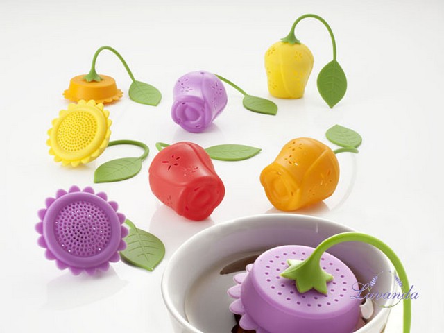 Slnečnica alebo ruža na lúhovanie čaju, rôzne farby
