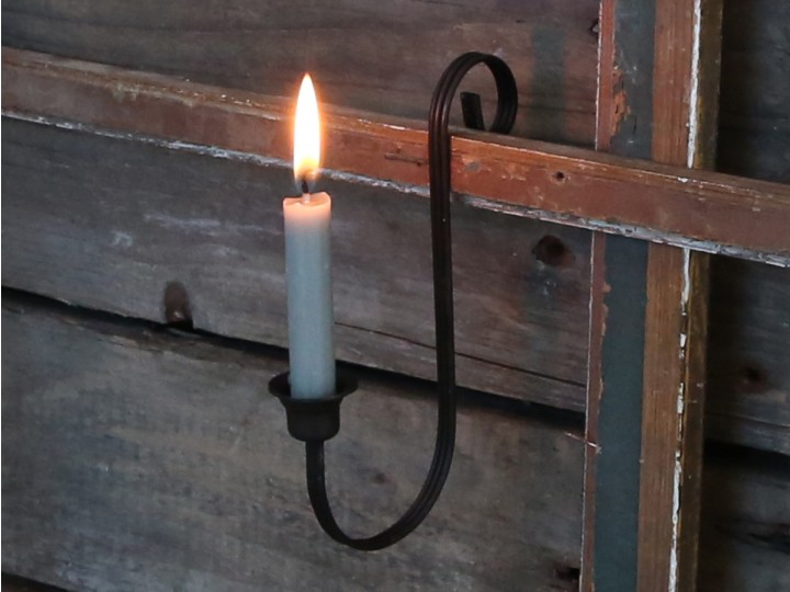 Kovový svietnik Old french, na mini sviečku