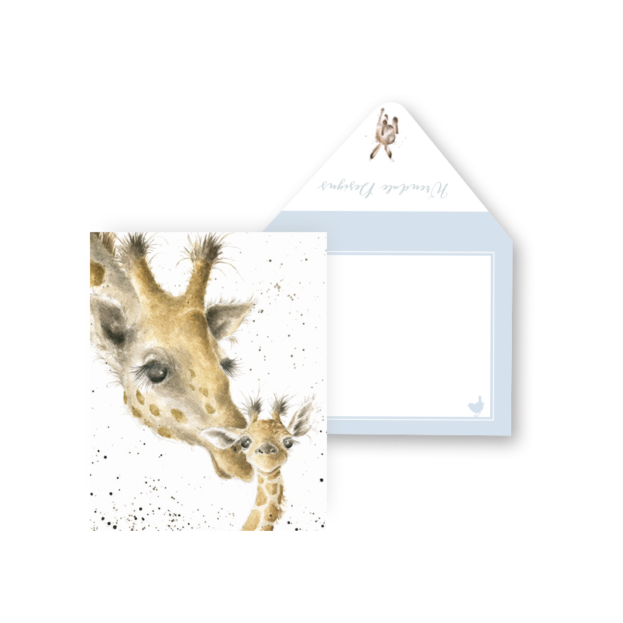Darčeková kartička Pani Žirafa a žirafka