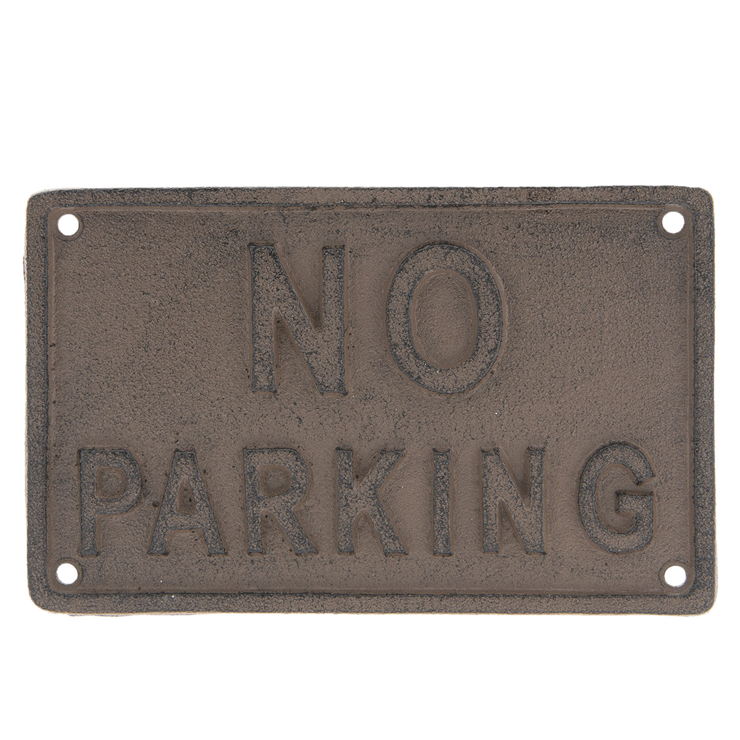 Kovová tabuľka "Neparkovať "