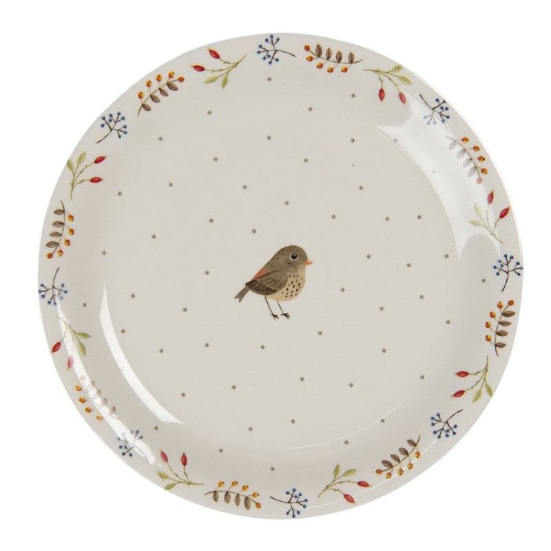 Keramický tanier Vtáčik