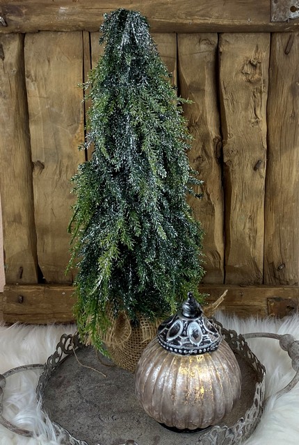 Vianočná jedlička zasnežená, 35 cm