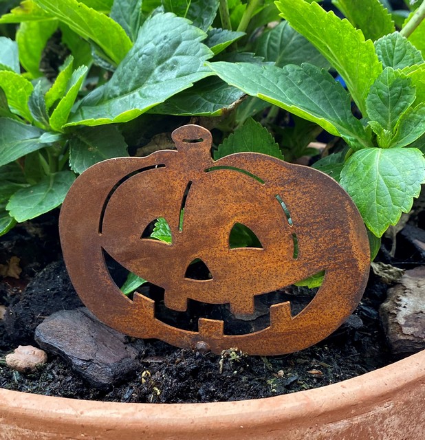 Vintage ozdoba na šróbovanie Tekvica