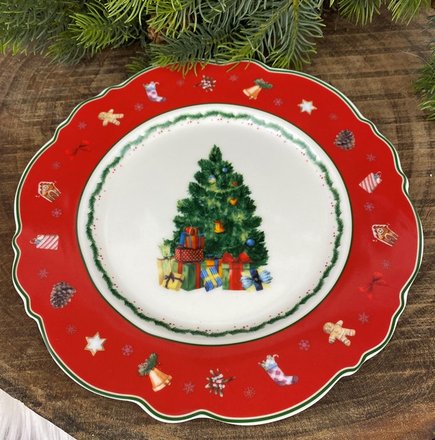 Keramický vianočný tanier Stromček