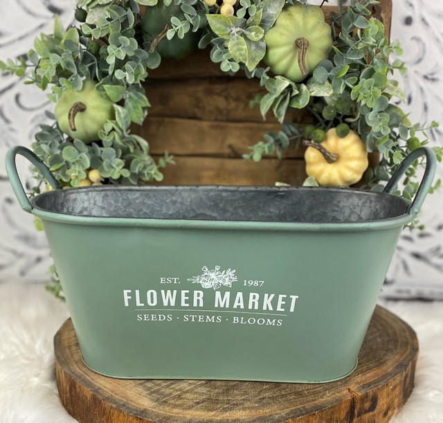 Kovový kvetináč Flower Market, vzor3
