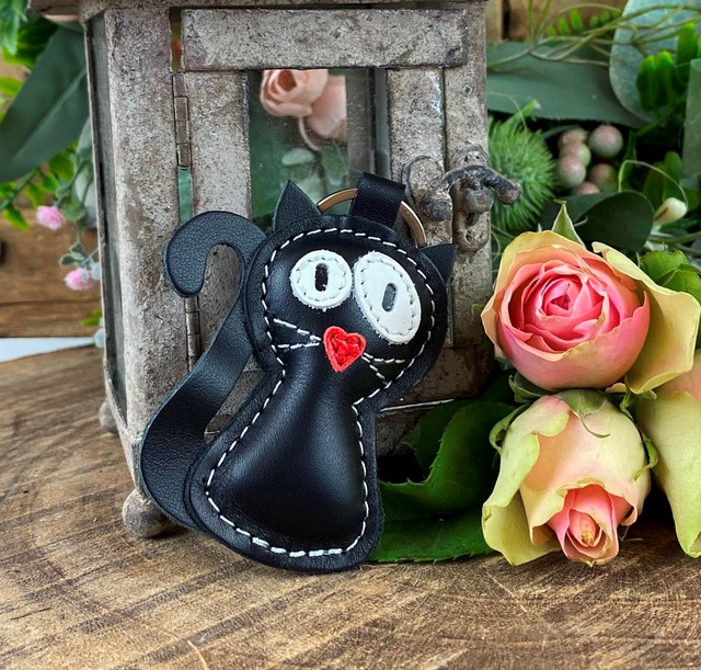 Kľúčenka Čierna mačka