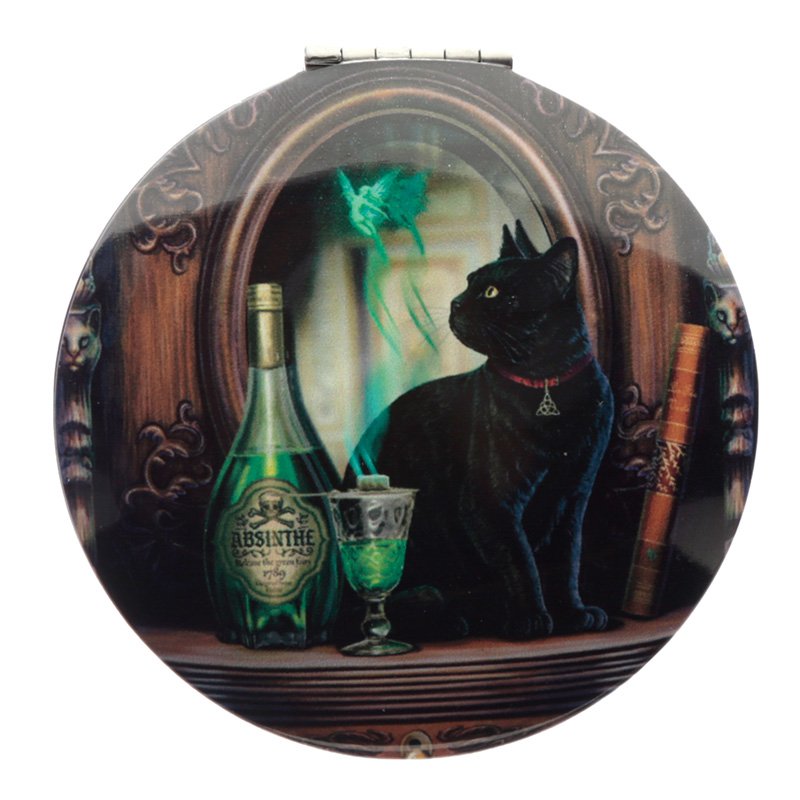 Kompaktné zrkadielko od Lisy Parker Mačka, vzor 4
