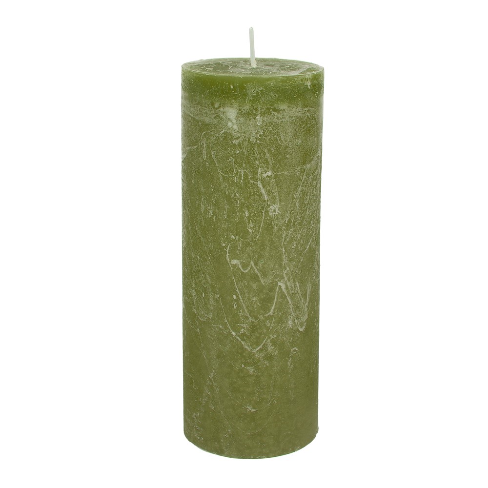 Zelená sviečka, 18 cm  