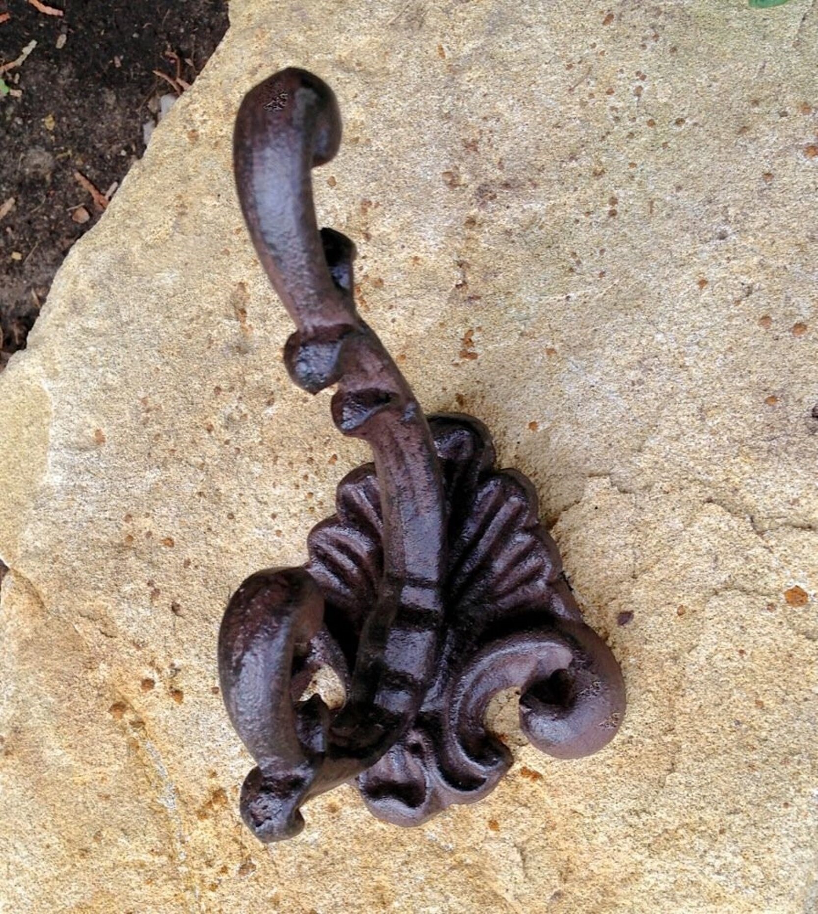 Dvojvešiak na stenu Antiques Brown