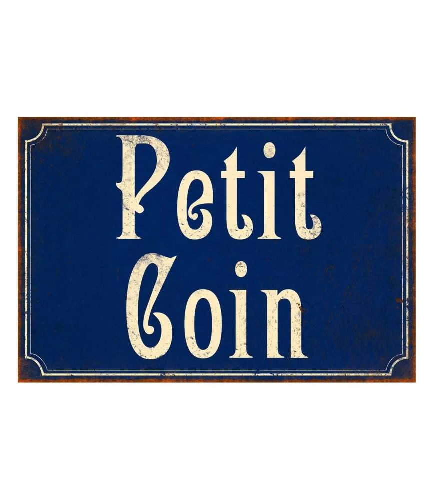 Kovová tabuľka PETIT COIN