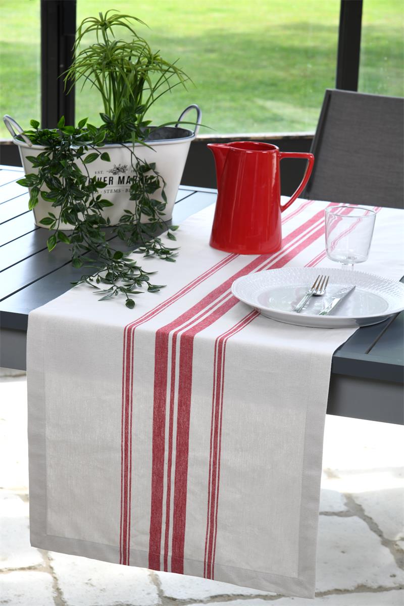 Behúň Stripe Red