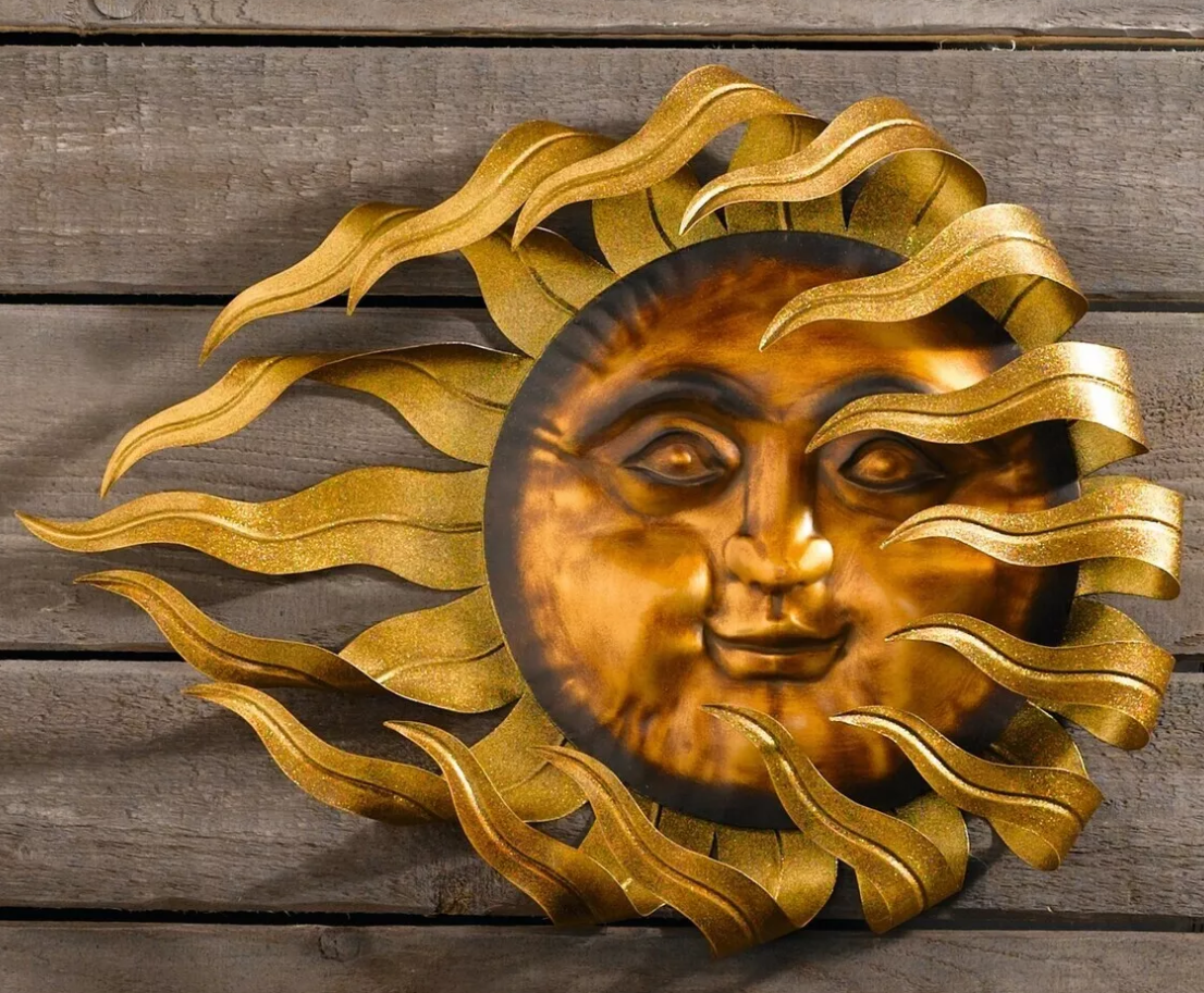 Nástenná dekorácia Gold Sun