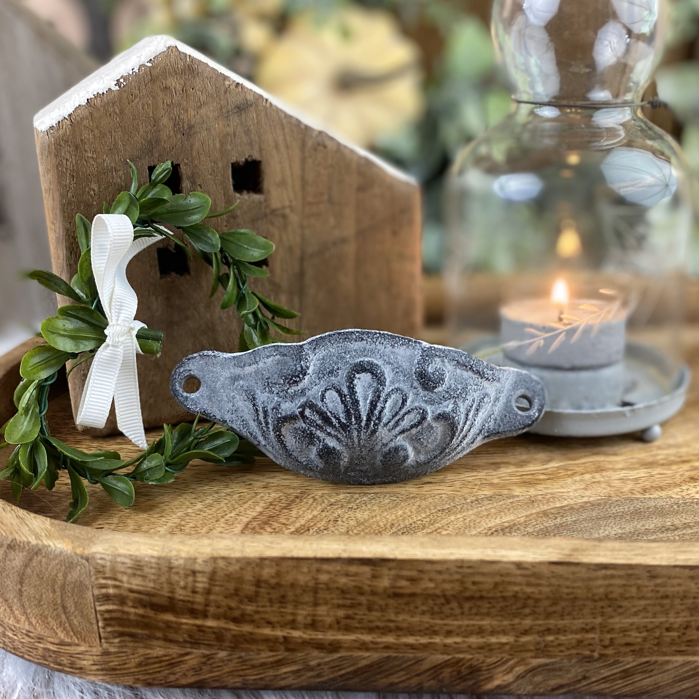 Úchytka kovová Chic Antique Grey