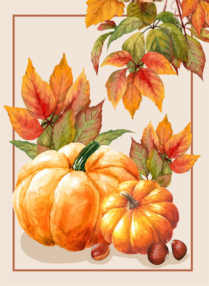 Bavlnená kuchynská utierka Tekvičky 