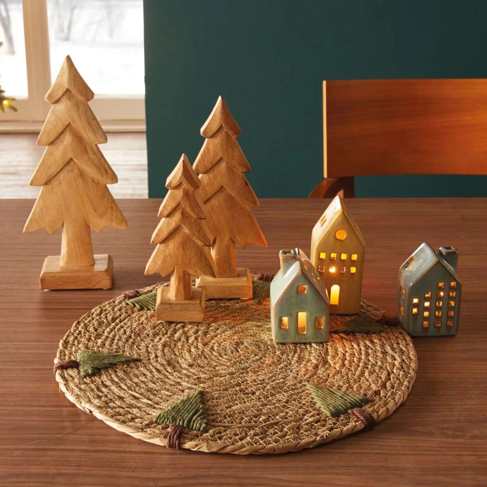 Veľka podložka pod taniere Natur Tanne