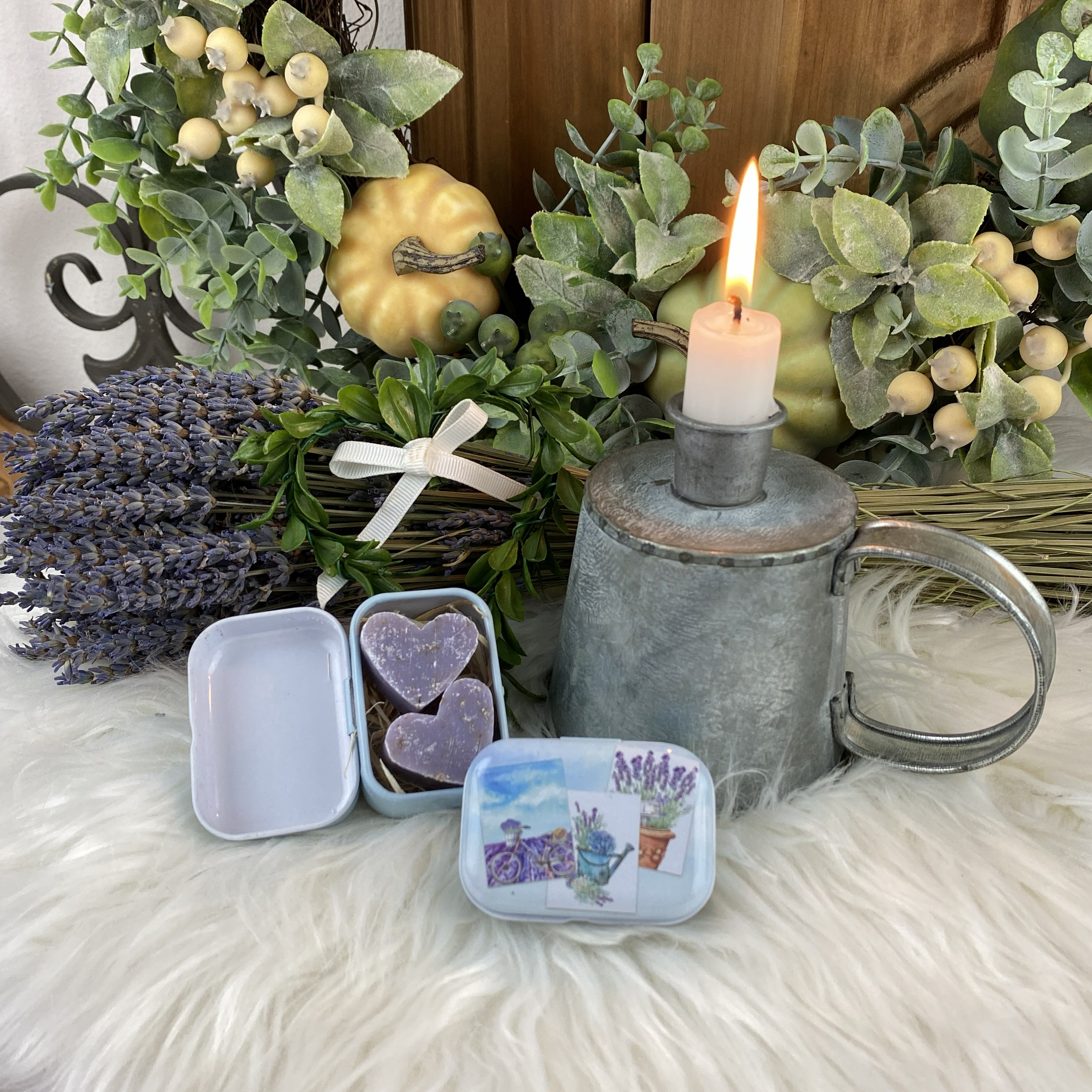 Levandulové mydlo v kovovej krabičke, vzor3