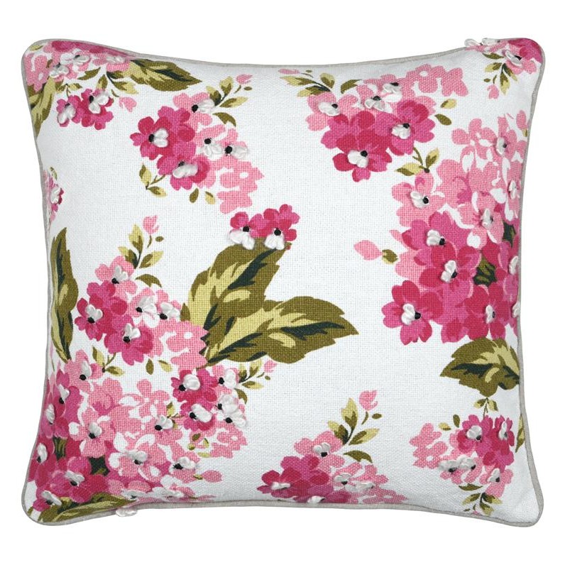 Vankúš zo série La beauté du printemps s motívom kvetov, 45 x 45cm