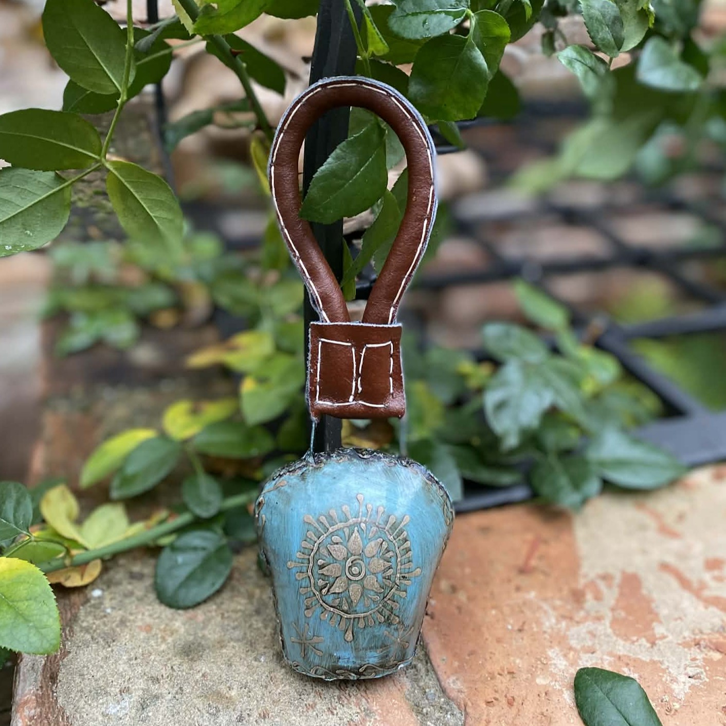 Kovový Zvonček Ornement Blue 