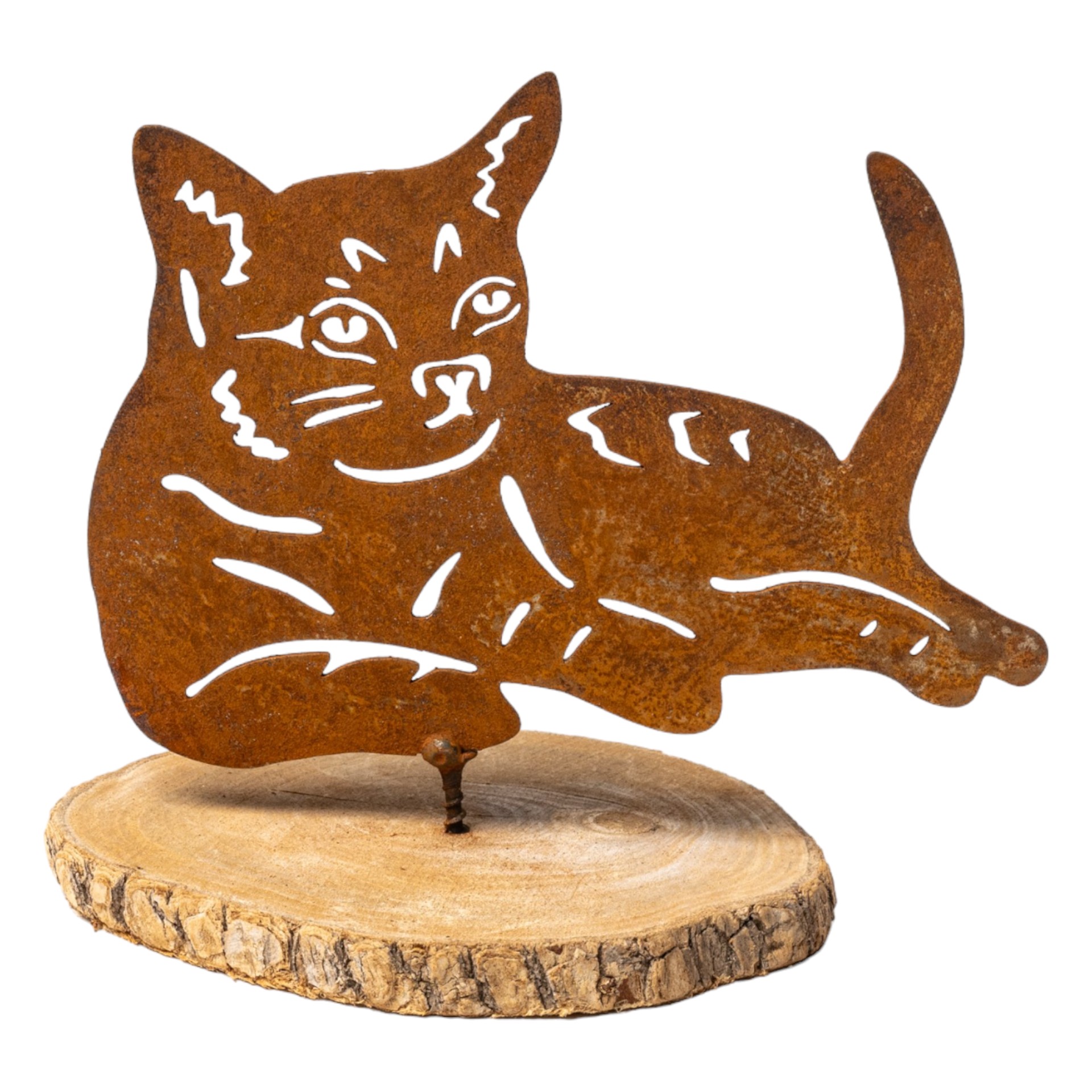 Vintage ozdoba na  šróbovanie Mačka