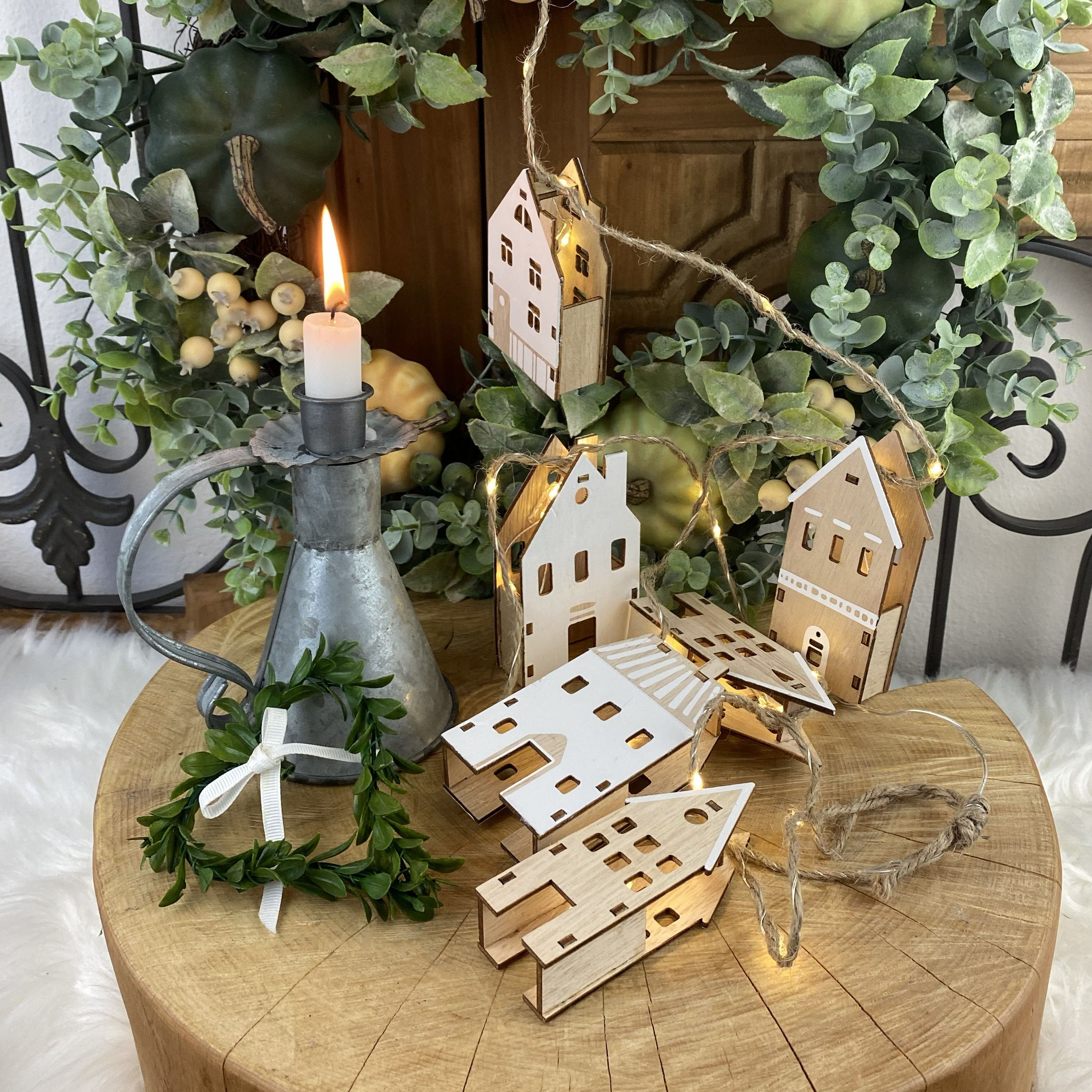 LED svetelná reťaz Domčeky 