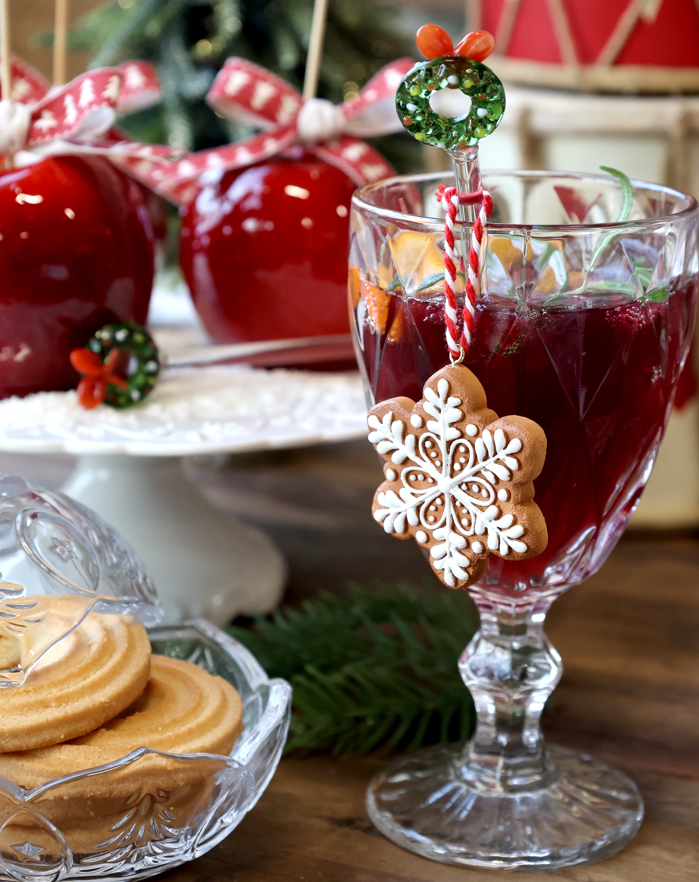 Medovníkové ozdoby na zavesenie, Snehová vločka