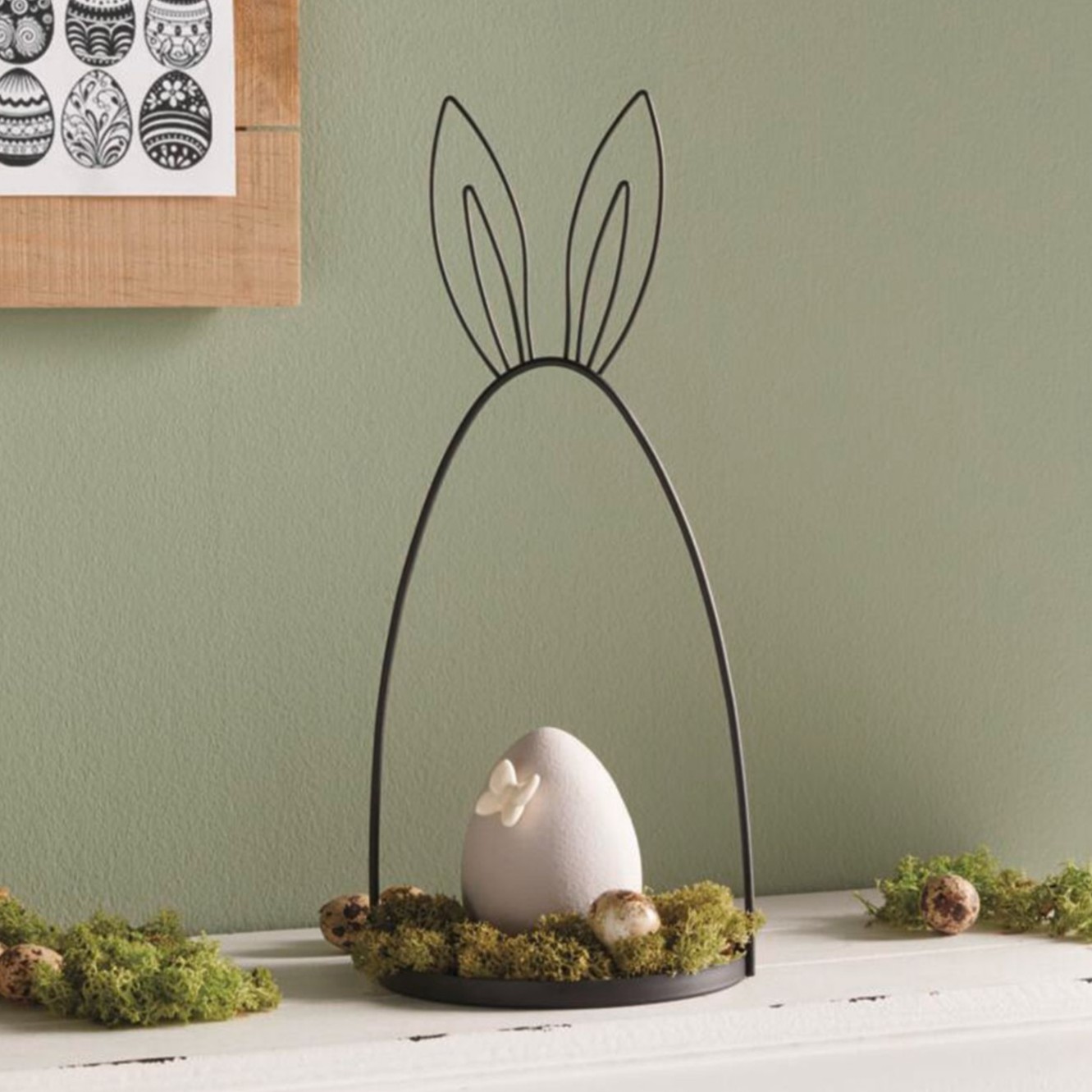 Kovový podnos Zajačik