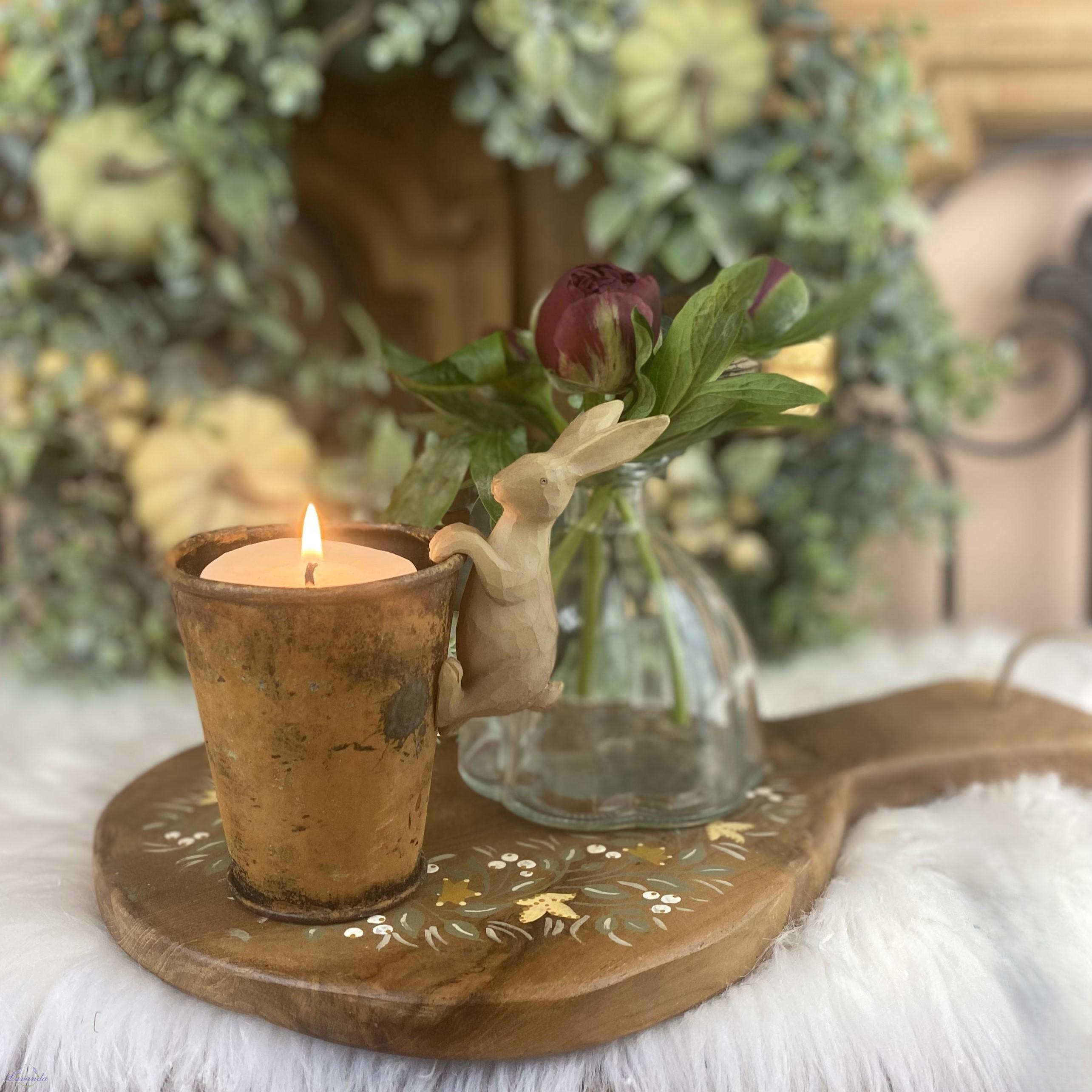 Veľkonočná dekorácia - Zajačik na zavesenie, veľký