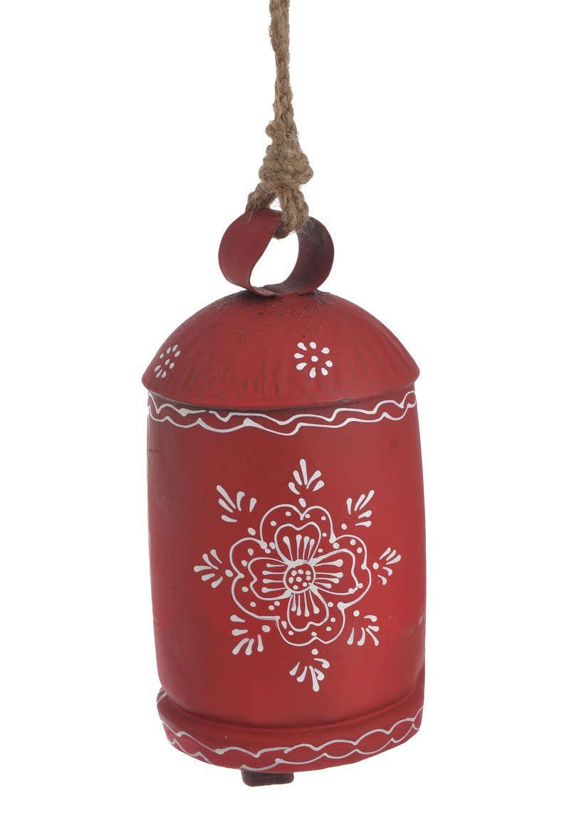 Kovový Zvonček Ornament rouge, veľký