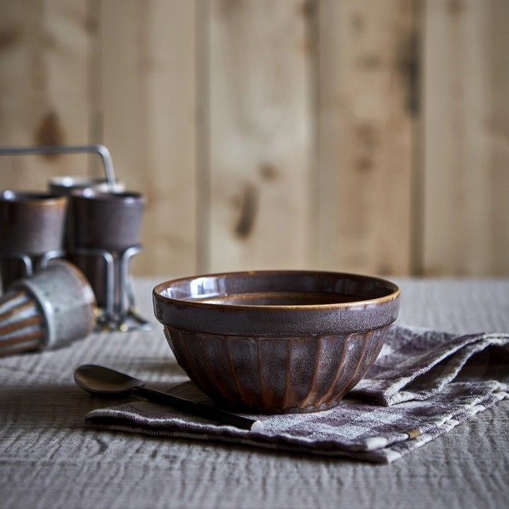 Keramická miska , hnedá