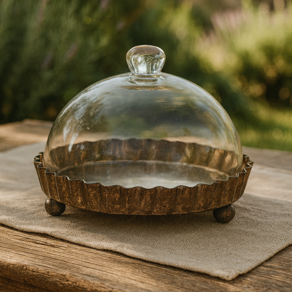 Vintage podnos s poklopom  