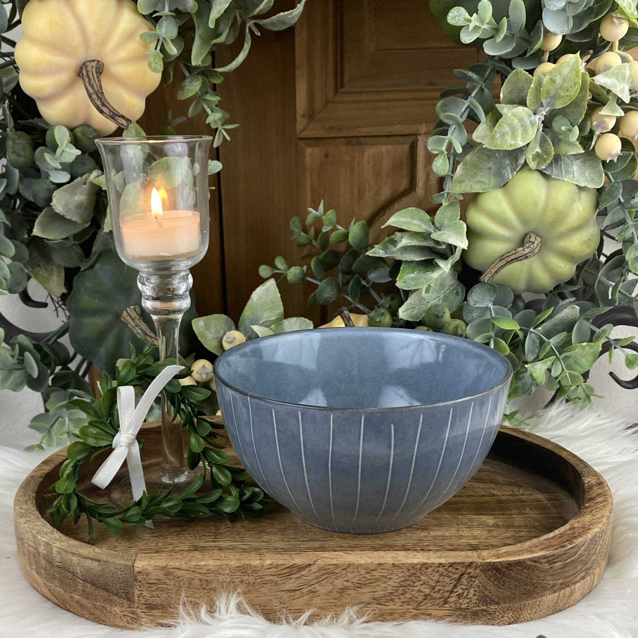 Keramická miska Blue stripe - 01