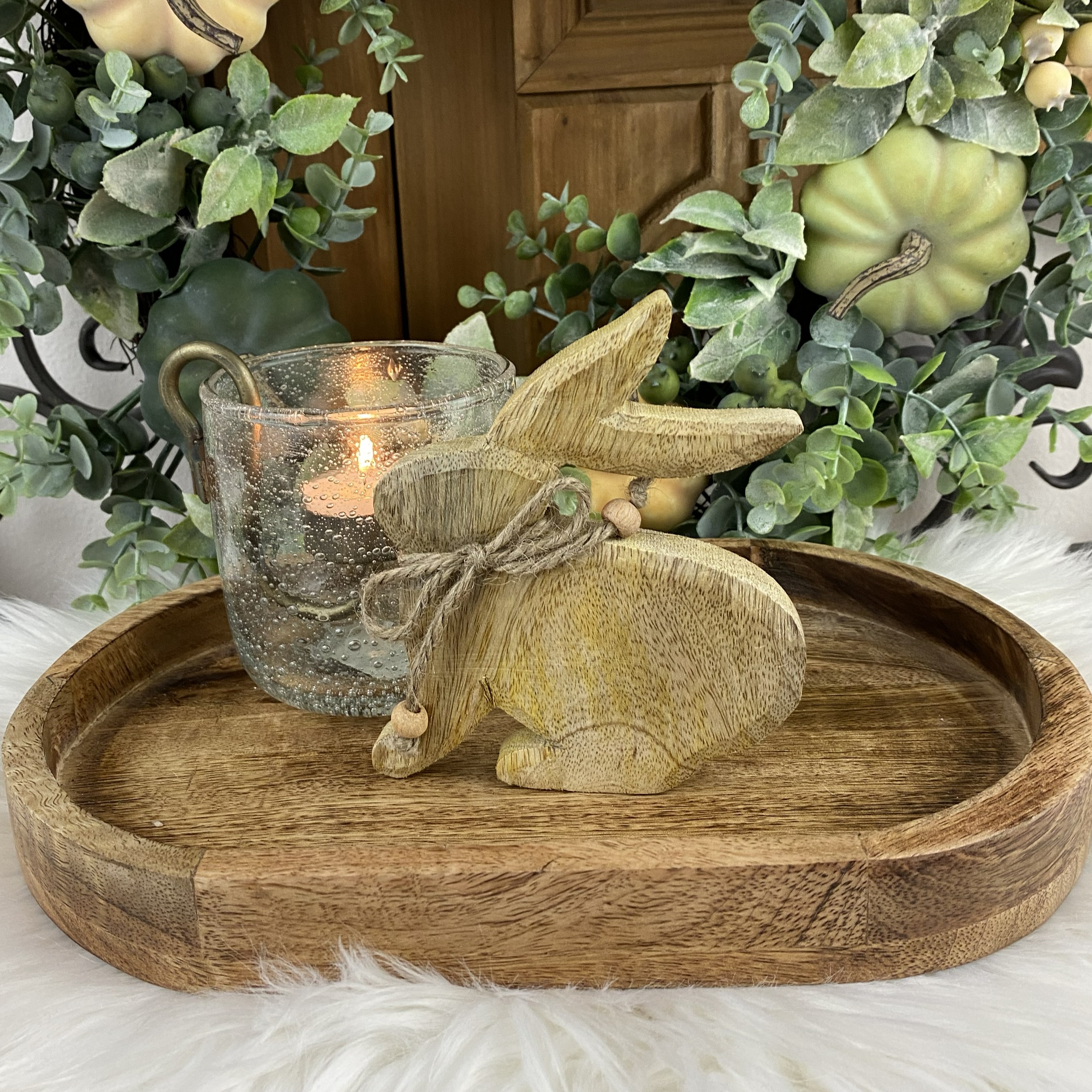 Drevený Zajačik Miki, 14cm