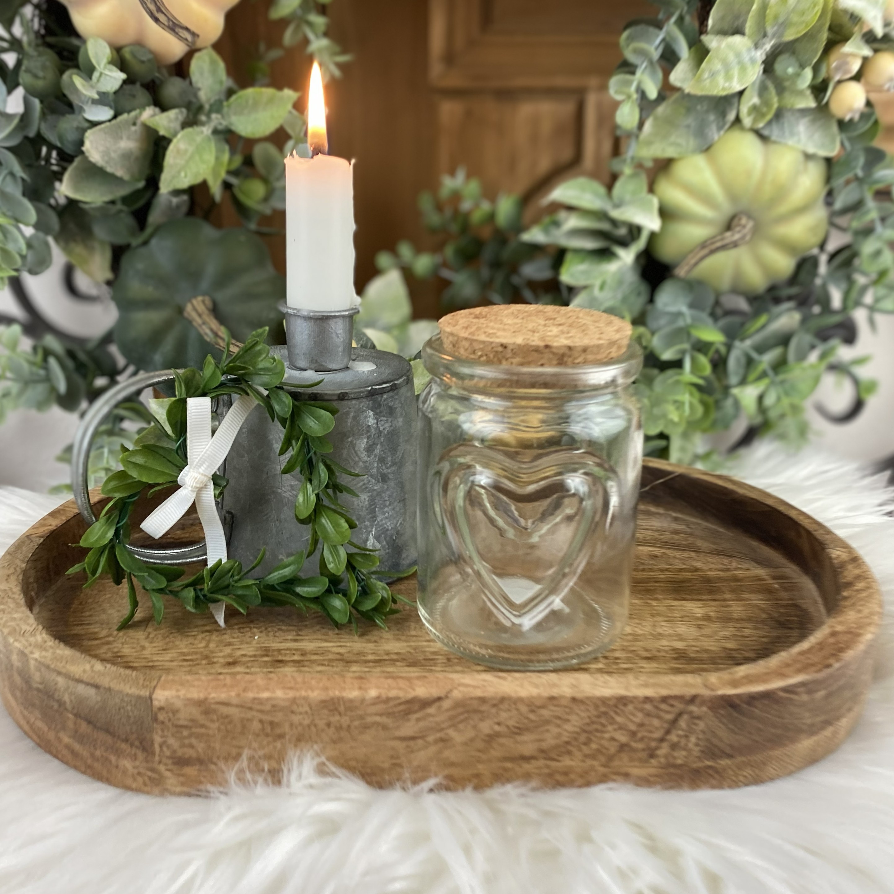 Sklenená dóza Hearts