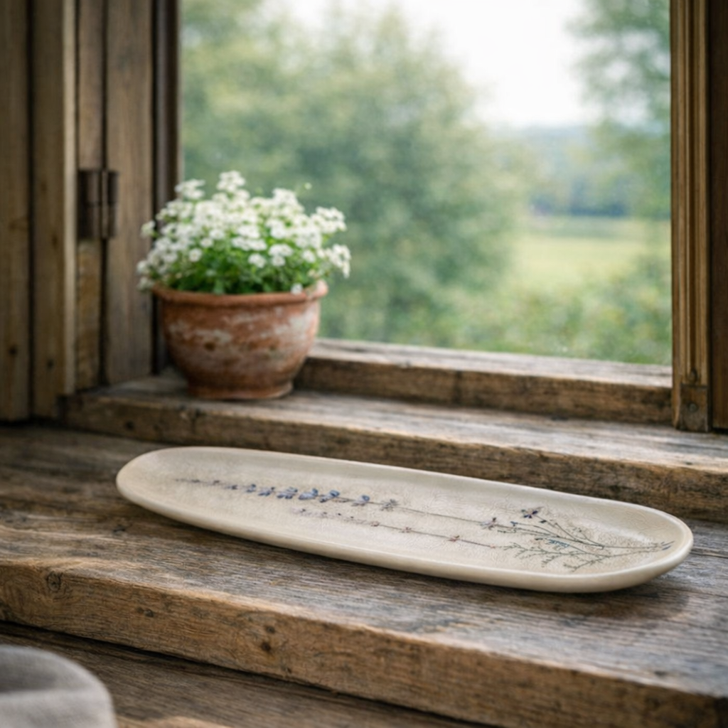 Servírovací tanier Fleurs