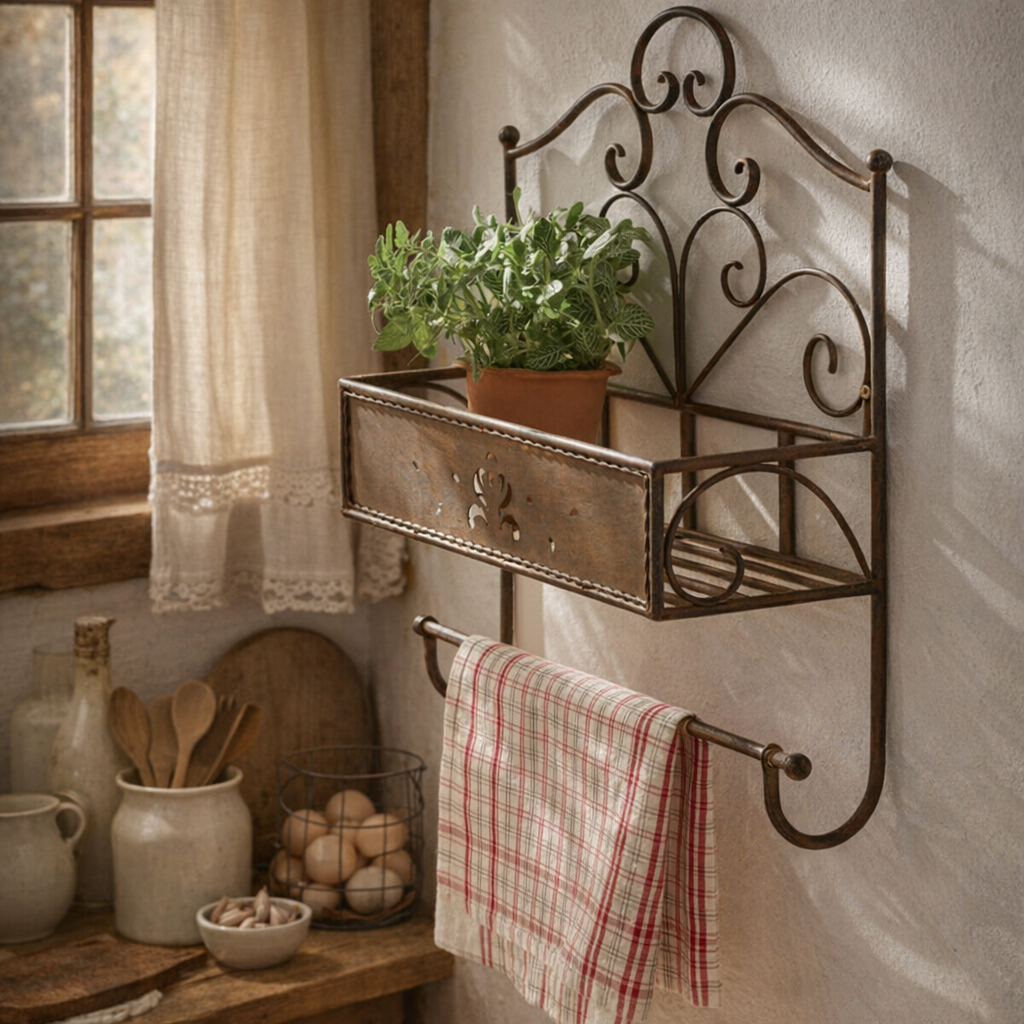 Kovová polička Cuisine